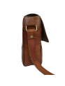 Women Crossbody Genuine Leather Brown Messenger Sling Shoulder bag 